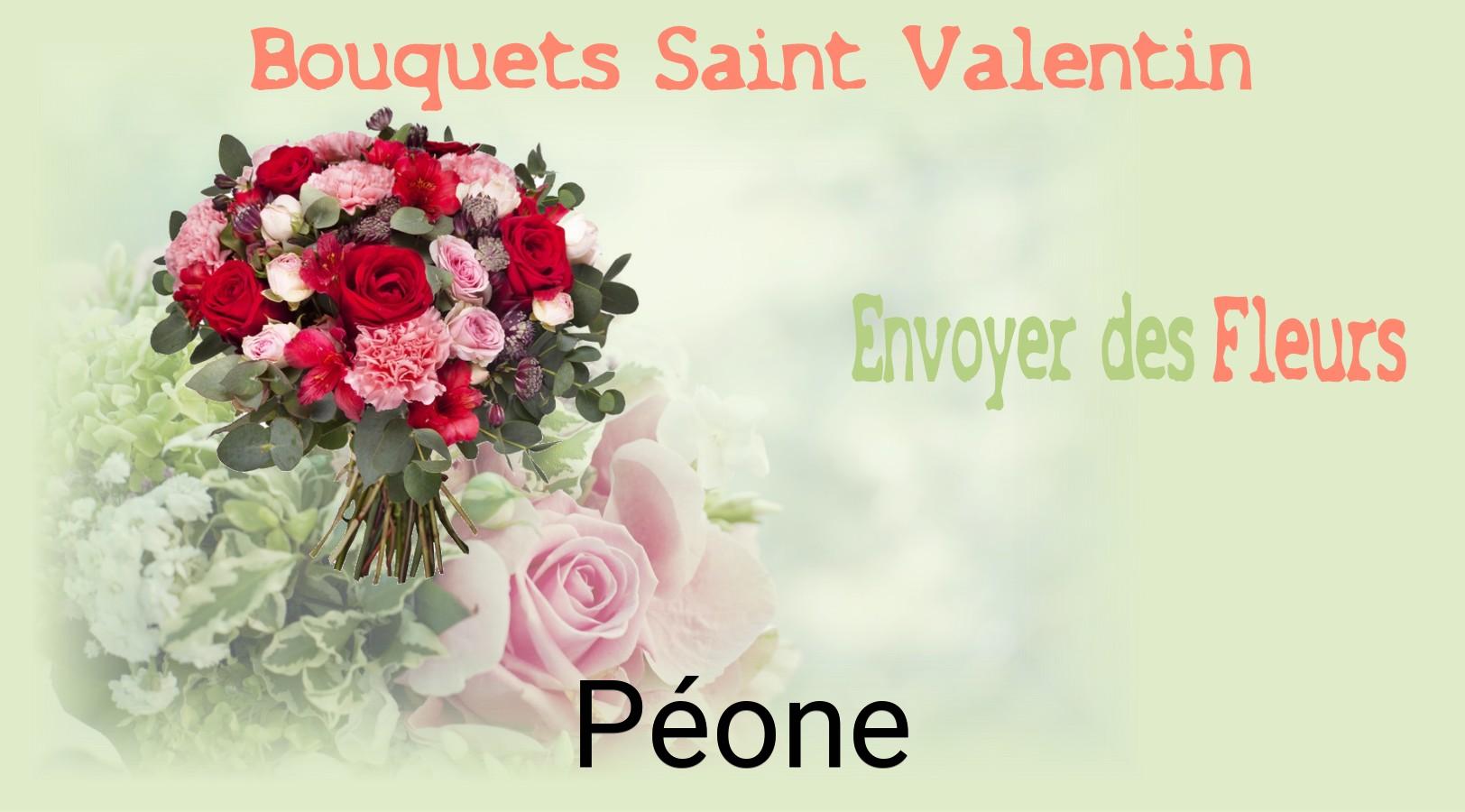 Roses de Saint-Valentin livrées à Péone